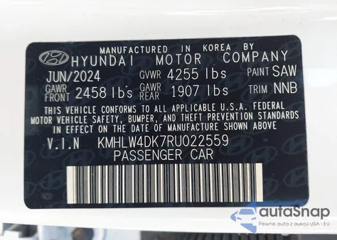 2024 Hyundai Elantra N из США, поврежденный, VIN KMHLW4DK7RU022559